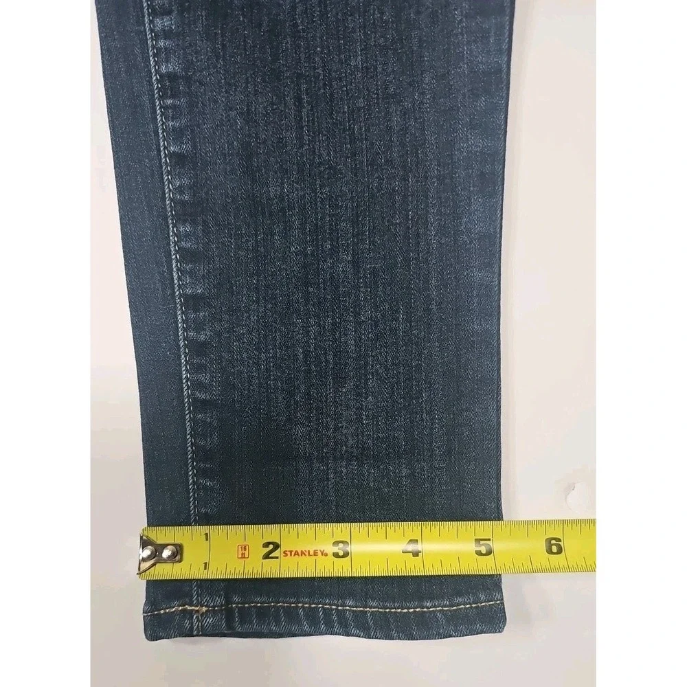 Paige Verdugo‎ Ultra Skinny Maternity Jeans Dark Wash Blue Size 27 Side Panel